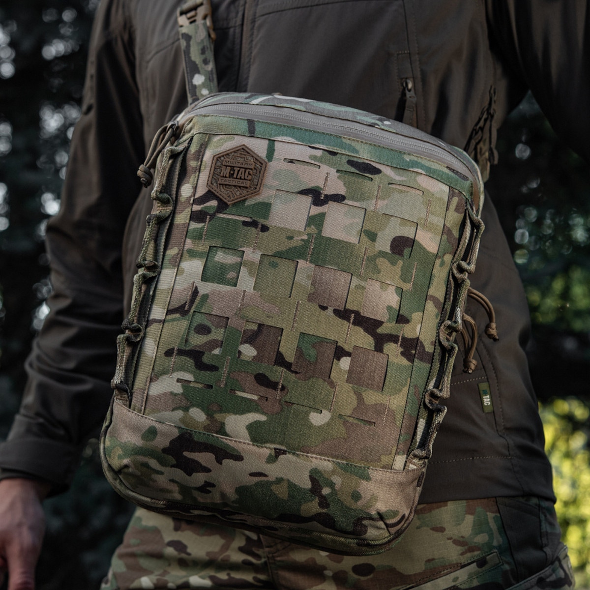 M-Tac - Laser Cut - Vertikale Tasche - MultiCam