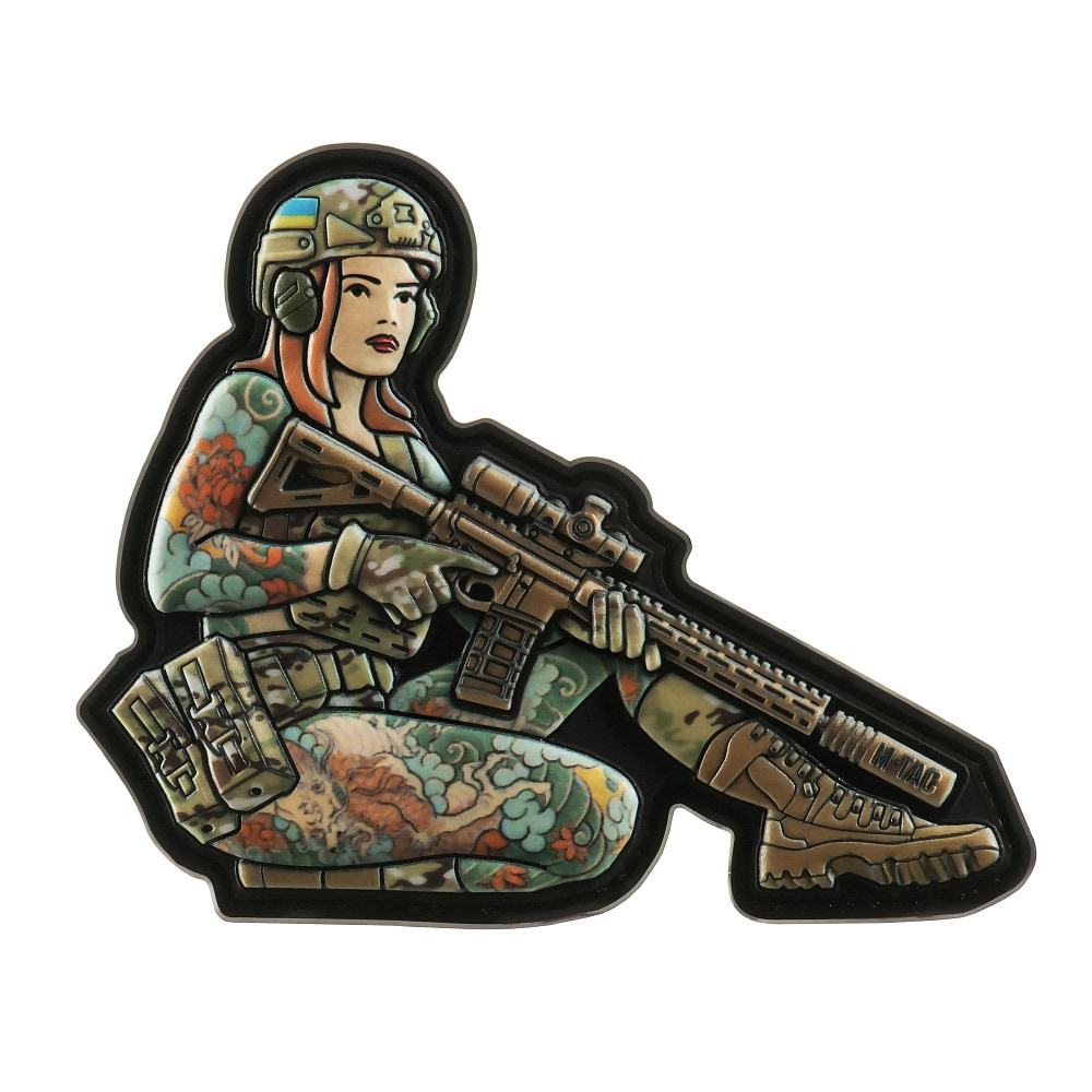 M-Tac - Tactical Girl No.2 Yakuza Redhead - PVC-Aufnäher- MultiCam