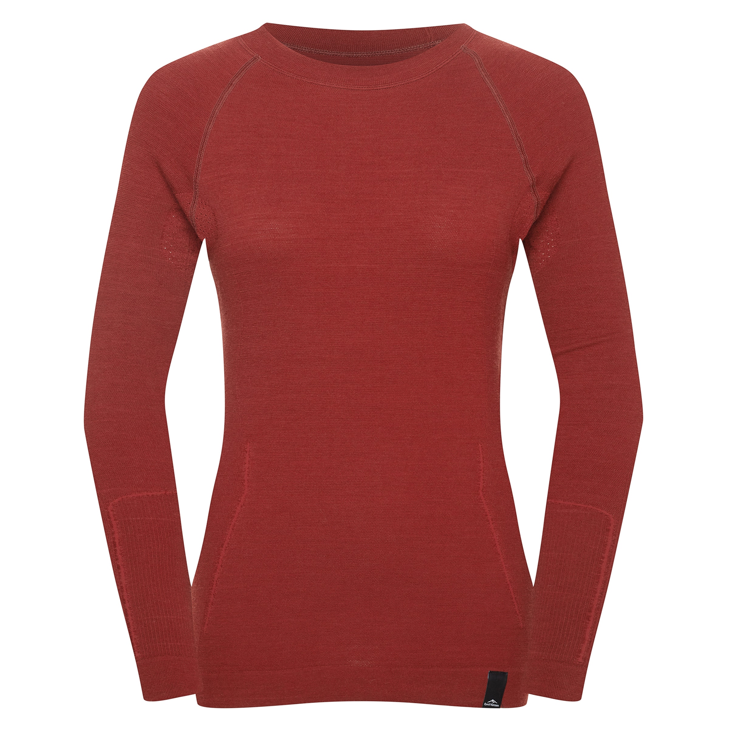 Fjord Nansen - Merino OXIVA Longsleeve Women - Thermo-Shirt - Oaky Red