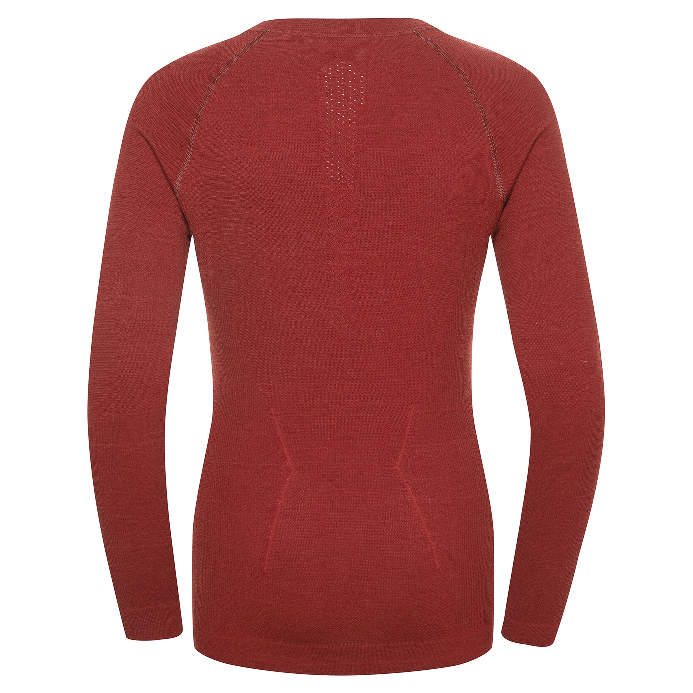 Fjord Nansen - Merino OXIVA Longsleeve Women - Thermo-Shirt - Oaky Red