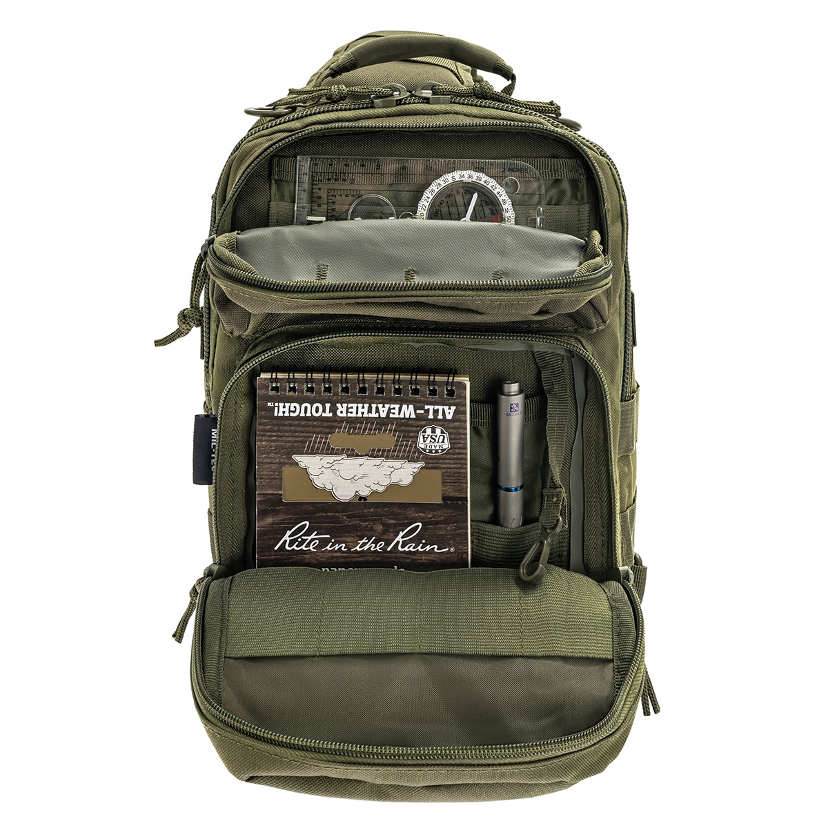 Mil-Tec - One Strap Assault - Schulterrucksack 10 l - Olive