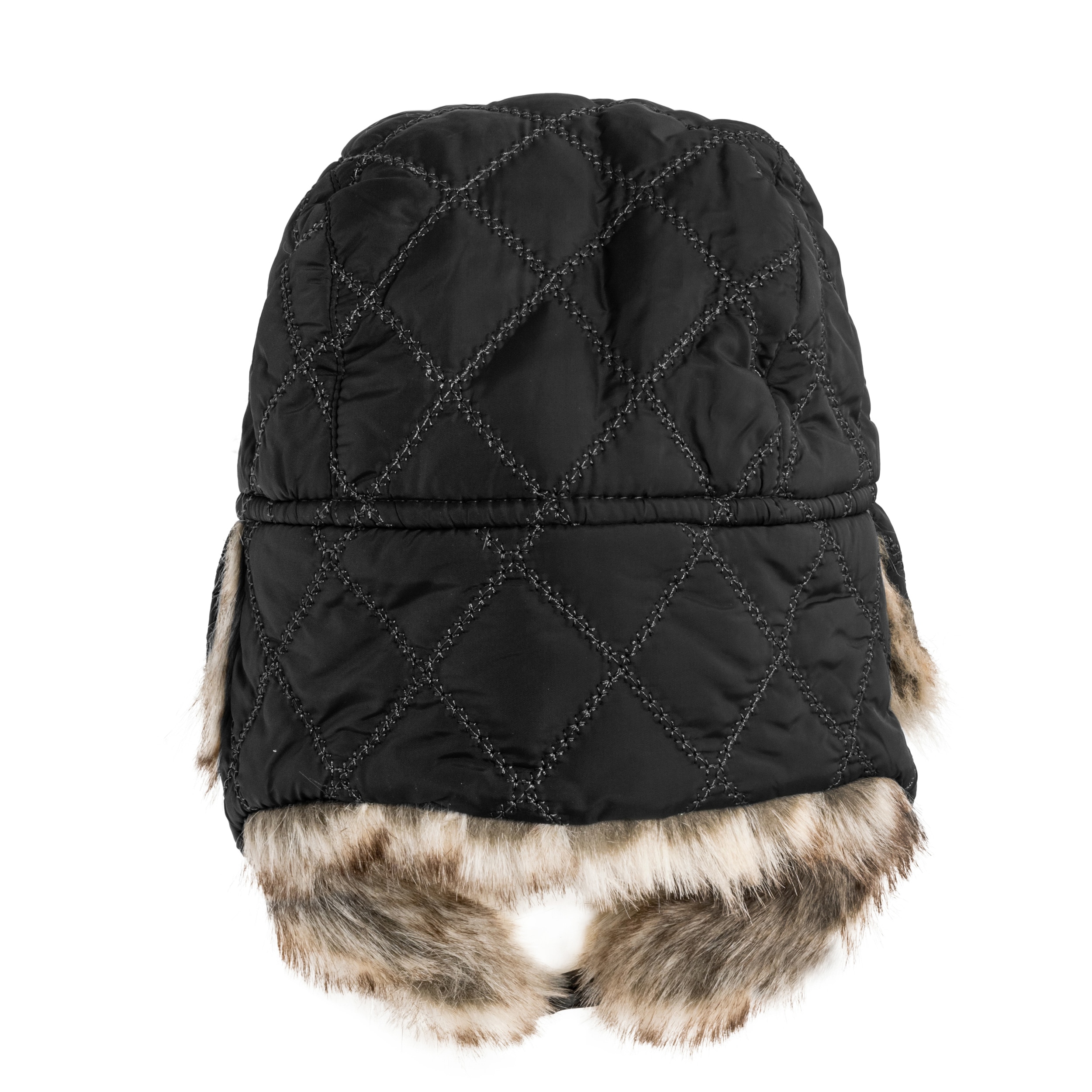 Mil-Tec - Winter Faux-Fur Mütze - Schwarz