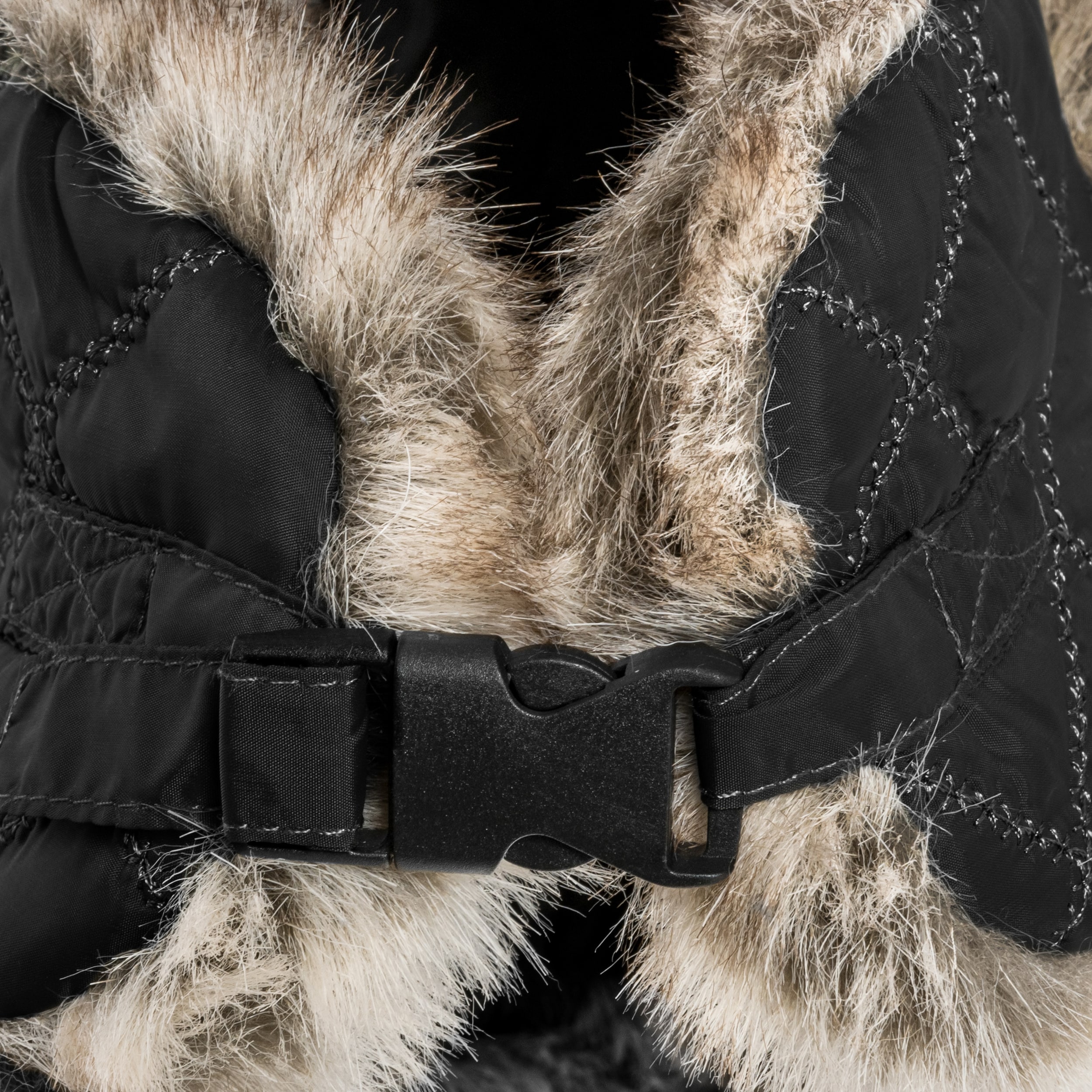 Mil-Tec - Winter Faux-Fur Mütze - Schwarz