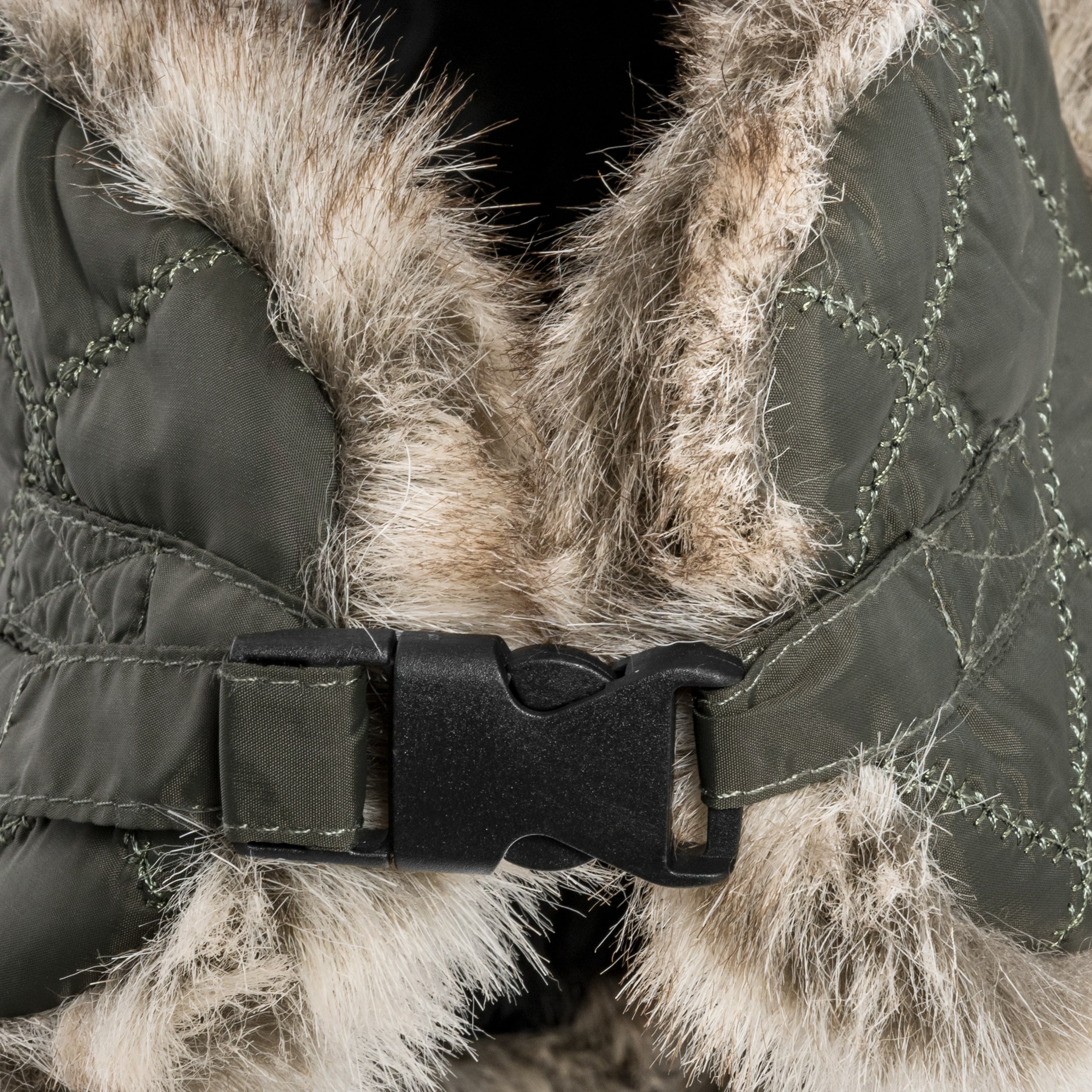 Mil-Tec - Winter Faux-Fur Mütze - Olive