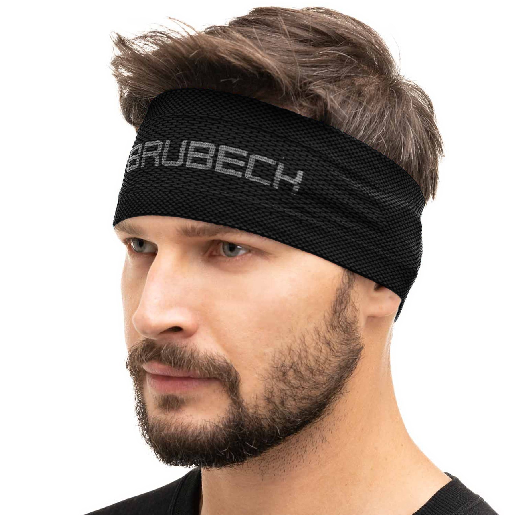 Brubeck - 3D Unisex - Stirnband - Schwarz