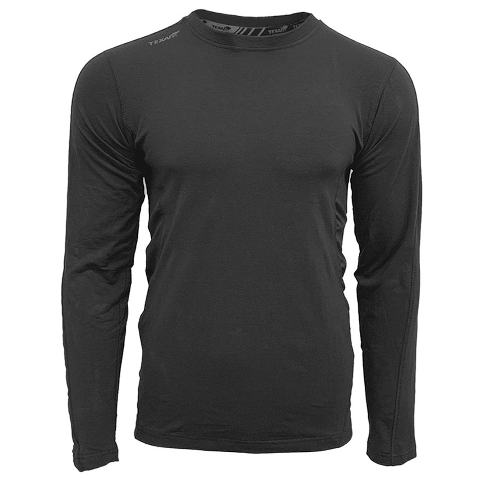 Texar Base Layer Thermo Langarmshirt - Black