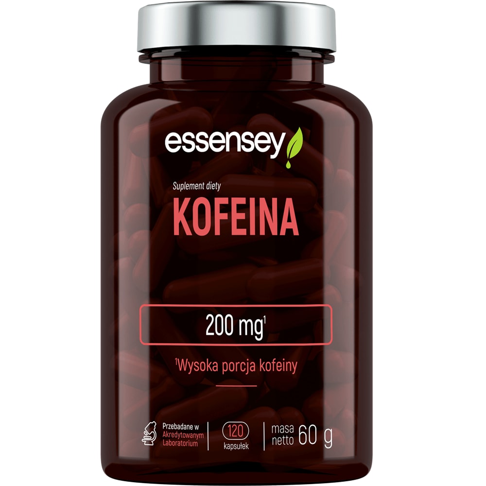 Essensey - Koffein 120 Kapseln - Nahrungsergänzungsmittel 