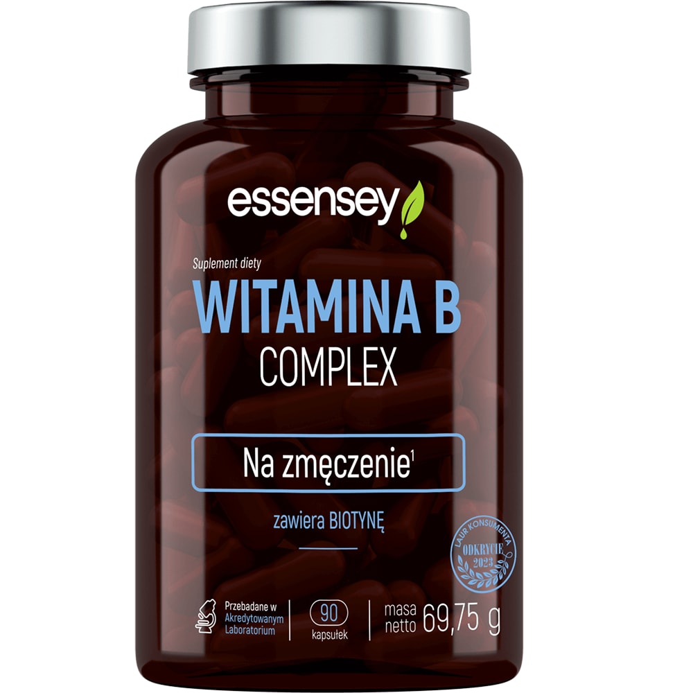 Essensey - Complex Vitamin B 90 Kapseln - Nahrungsergänzungsmittel 