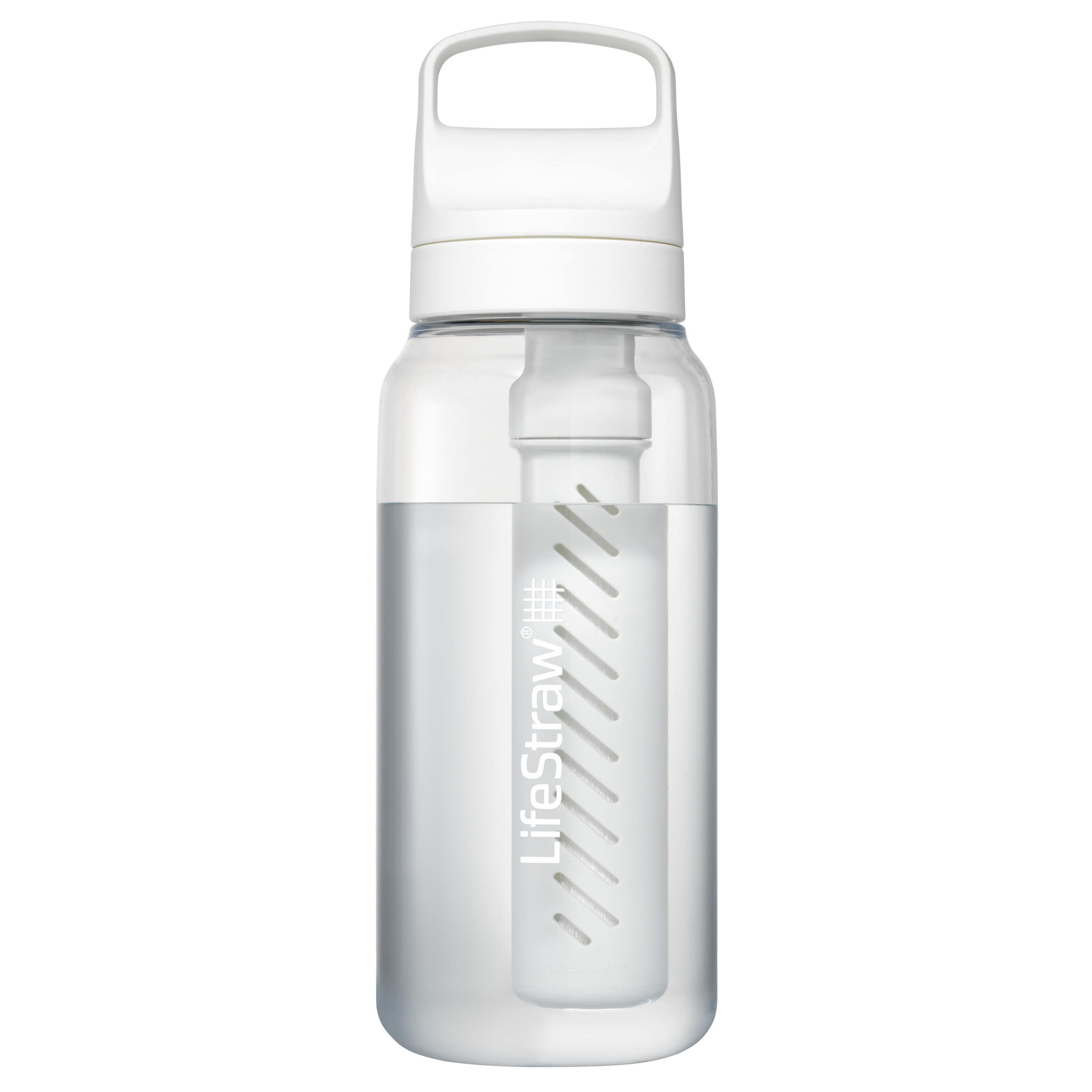 LifeStraw - Go 2.0 Tritan - Trinkflasche mit Filter 1 l - Polar White