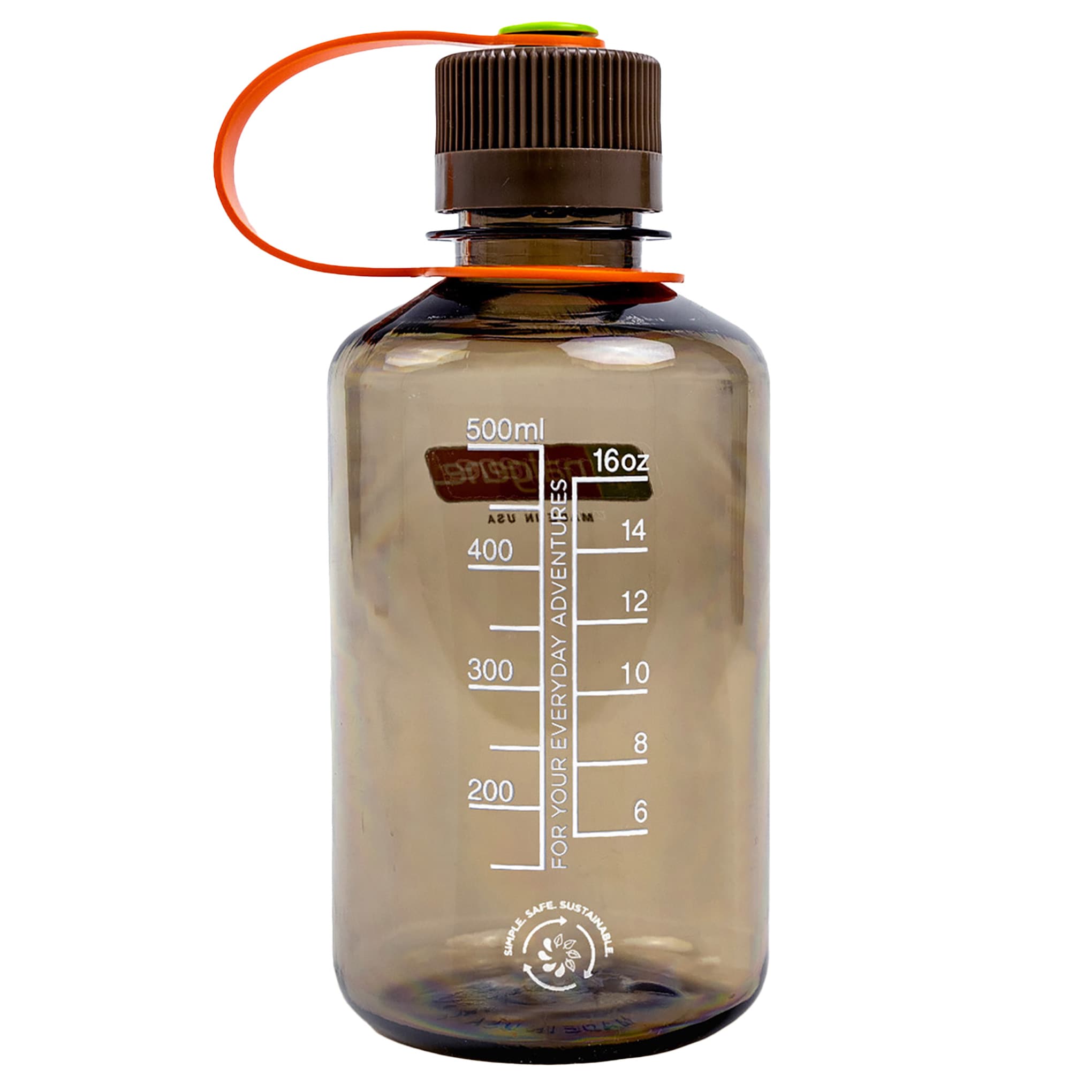 Nalgene - Narrow Mouth Sustain - Trinkflasche 500 ml - Braun