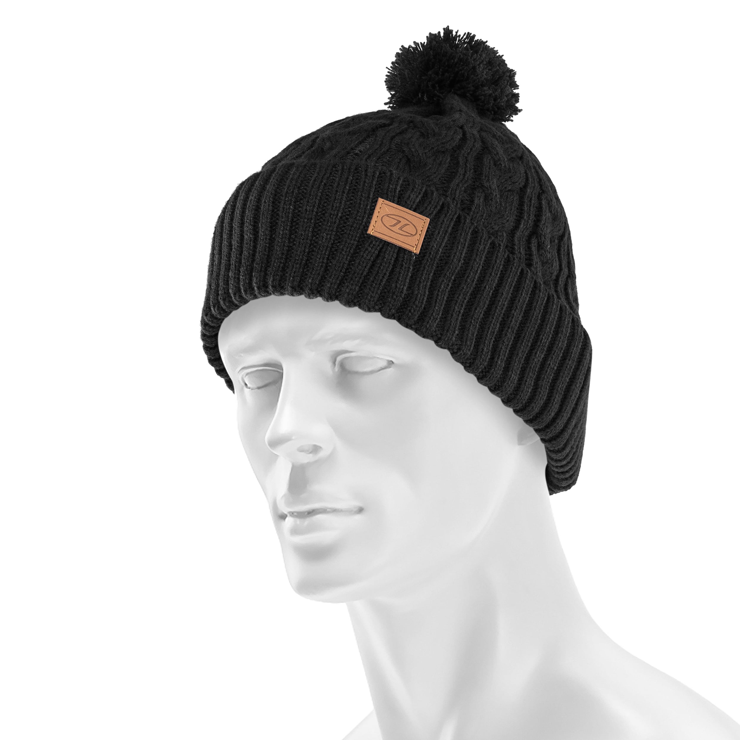 Highlander - Outdoor Beira Lined Bobble Hat - Wintermütze - Schwarz