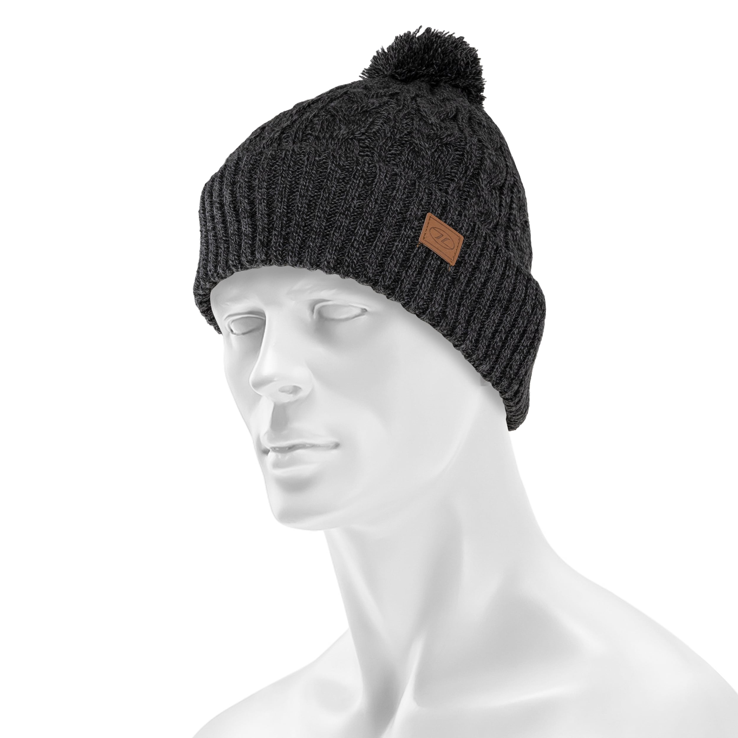 Highlander - Outdoor Beira Lined Bobble Hat - Wintermütze - Charcoal Marl