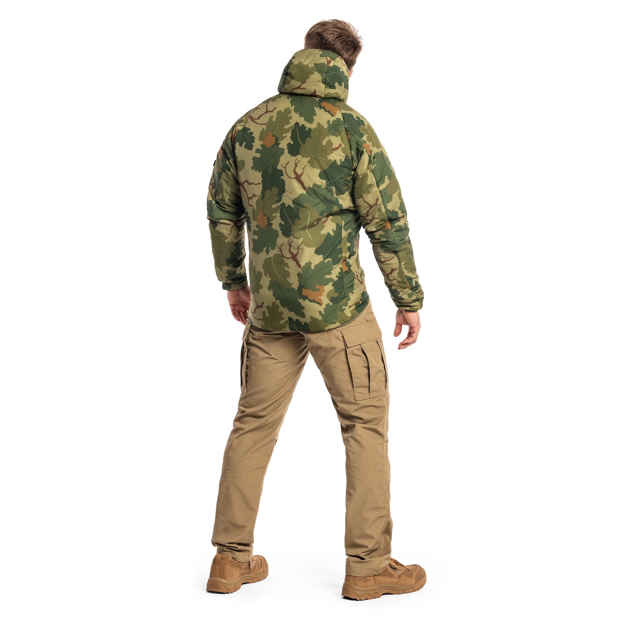 Helikon - Wolfhound Hoodie - Wendejacke - Mitchell Camo Leaf/Mitchell Camo Clouds