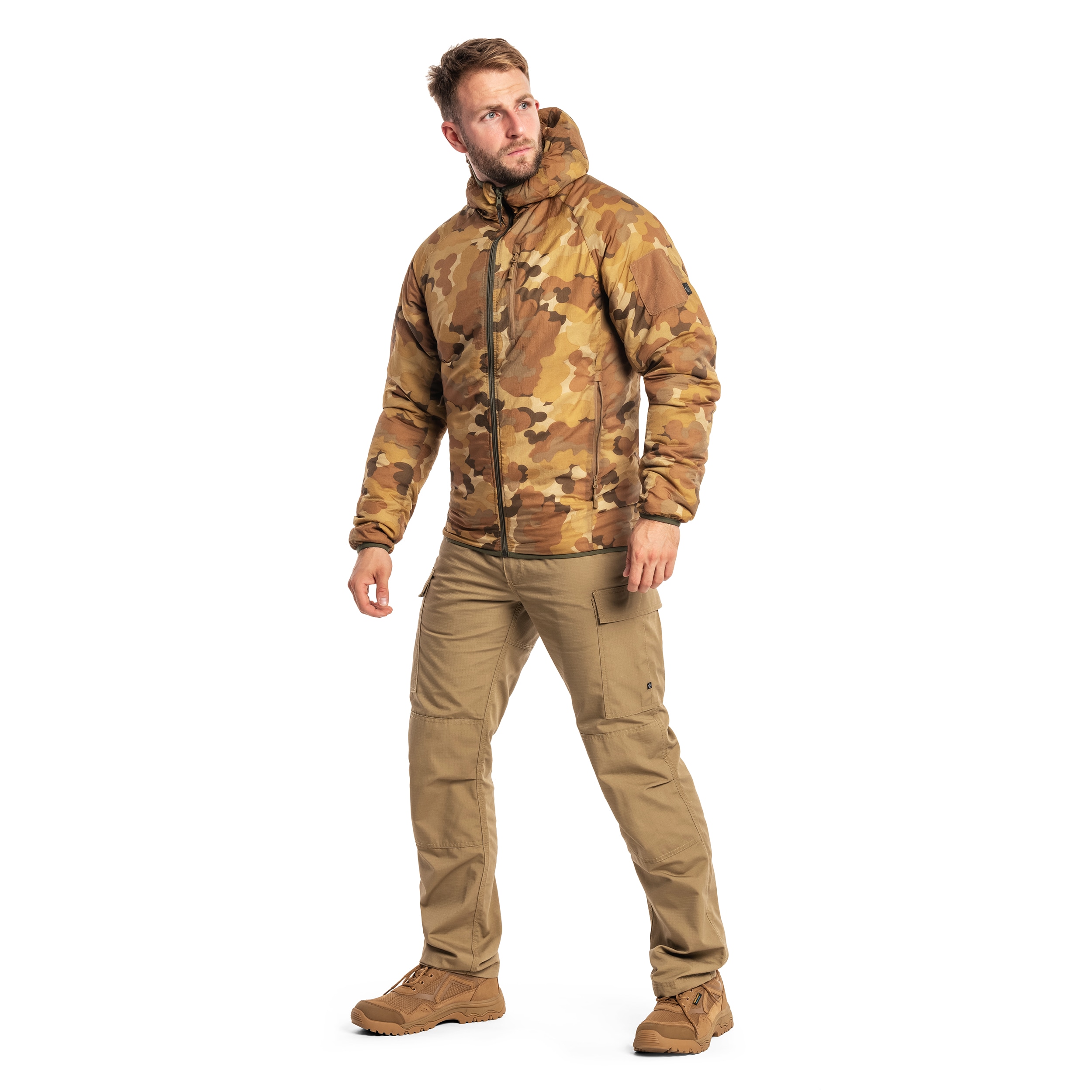 Helikon - Wolfhound Hoodie - Wendejacke - Mitchell Camo Leaf/Mitchell Camo Clouds