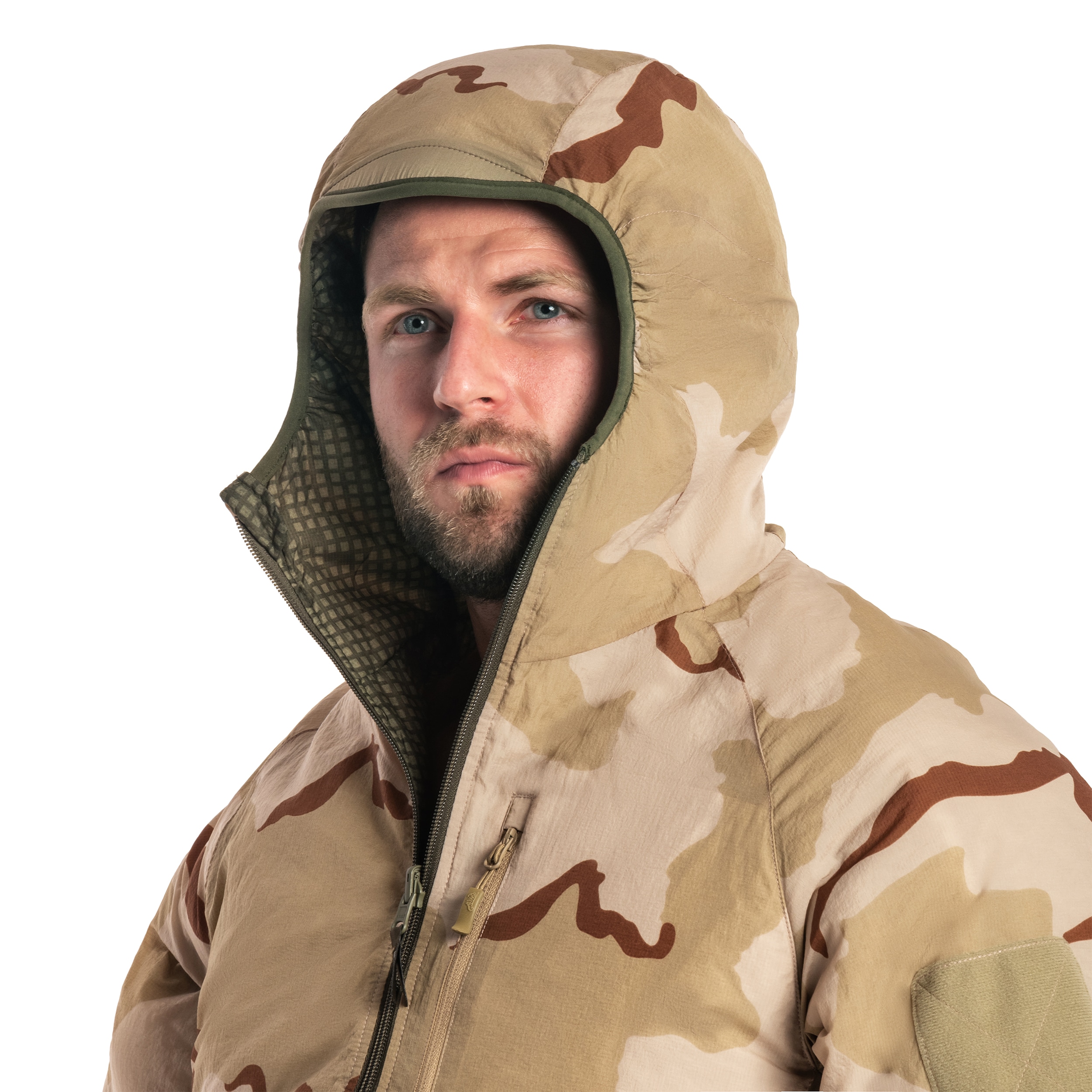 Helikon - Wolfhound Hoodie - Wendejacke - Desert Night Camo/Us Desert