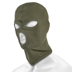 Mil-Tec - Fine Ribbed - Sturmhaube 3-Loch - OD Green