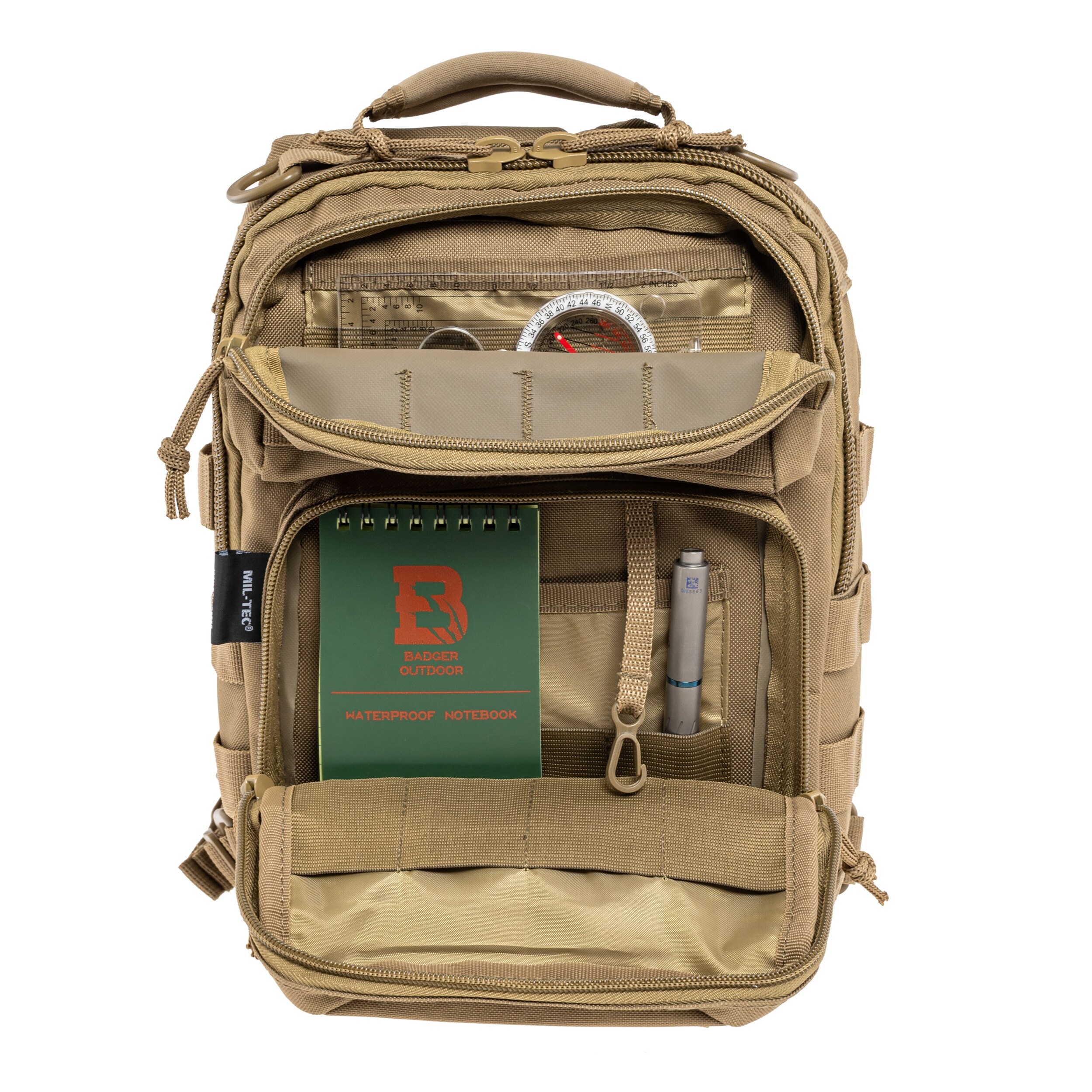 Mil-Tec - One Strap Assault 10 l - Schulterrucksack - Coyote