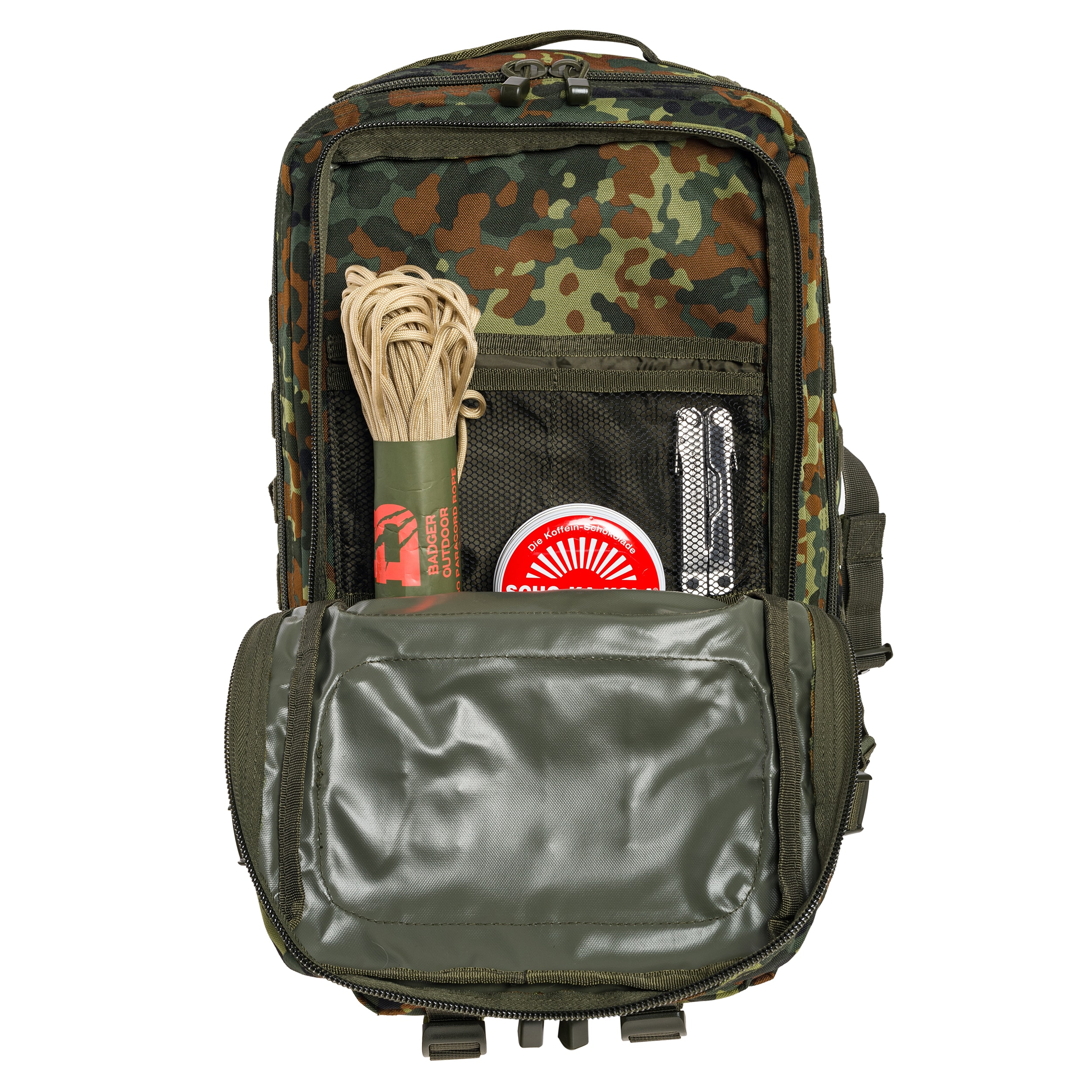 Mil-Tec - Large Assault Pack - Rucksack 36 l - Flecktarn