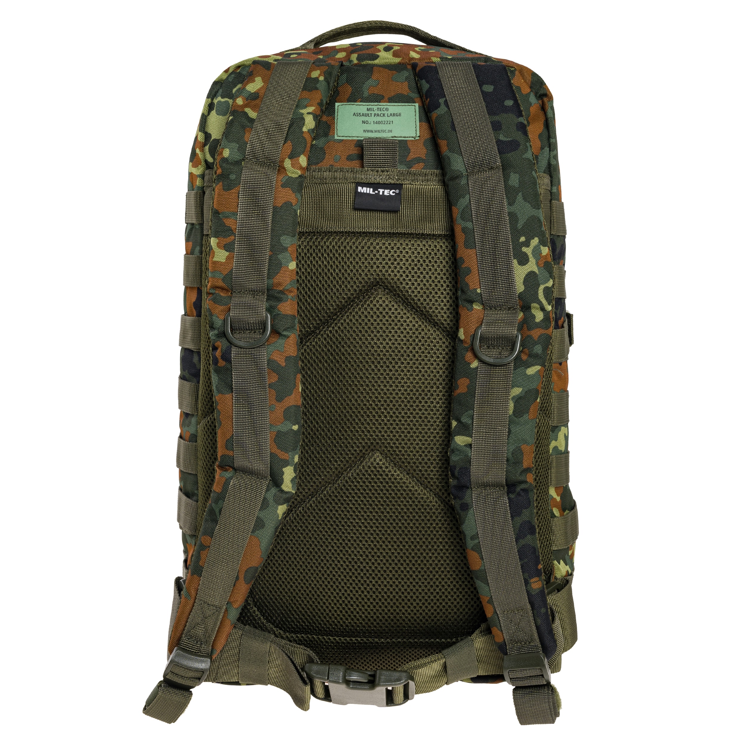 Mil-Tec - Large Assault Pack - Rucksack 36 l - Flecktarn