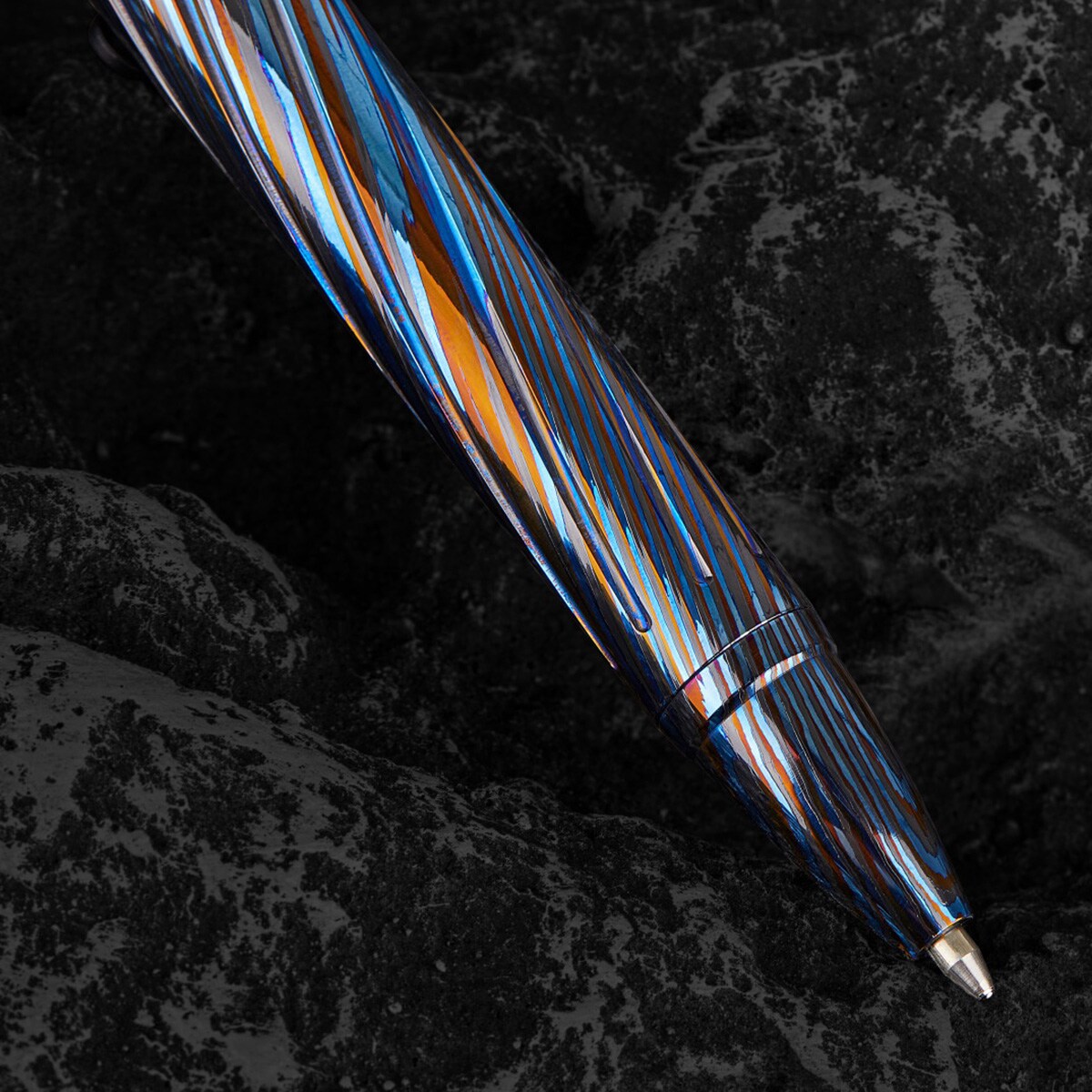 Olight - O'Pen Pro Limited Edition Zirconium Damascus - Stift-Taschenlampe 120 Lumen 