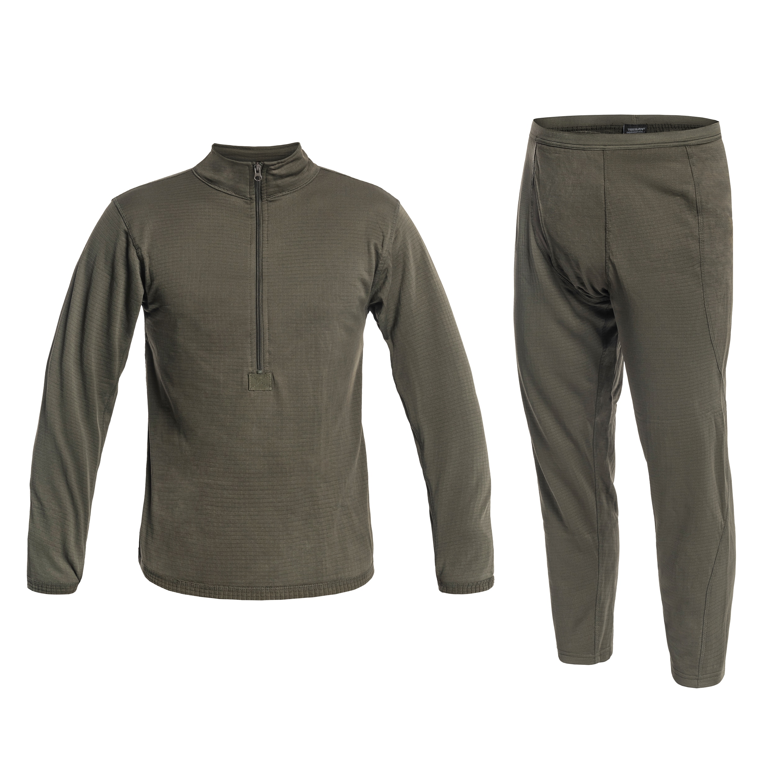 Mil-Tec - Teesar Gen. III - Fleece-Unterkleidung mit Zipper - Olive - Set