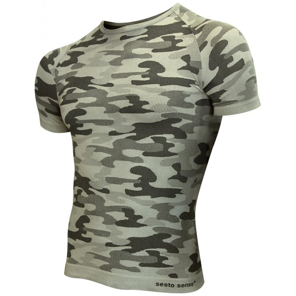 Sesto Senso - Thermo Active - Thermo-T-Shirt - Desert Camo