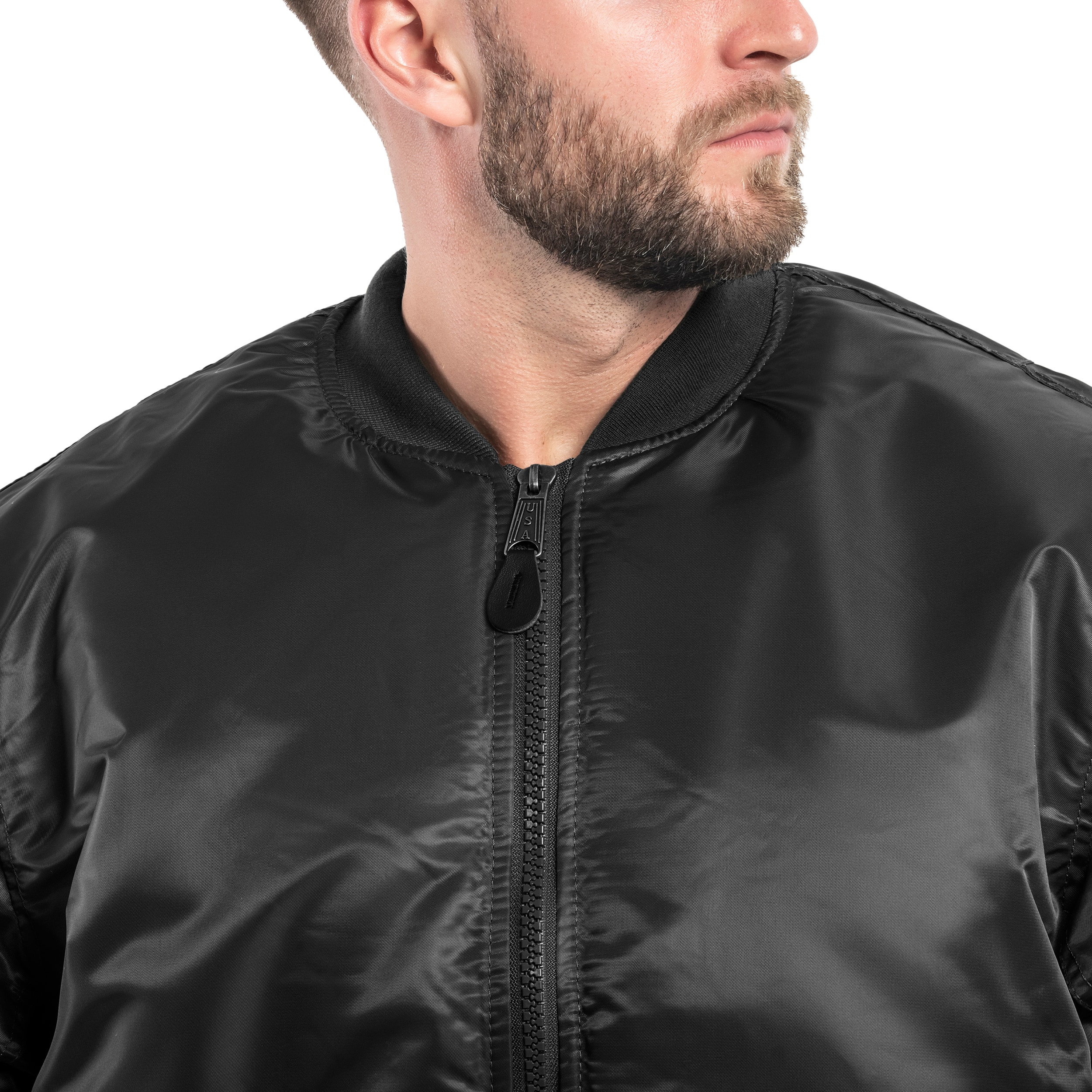 Mil-Tec - MA-1 US Flight Jacket - Jacke - Black