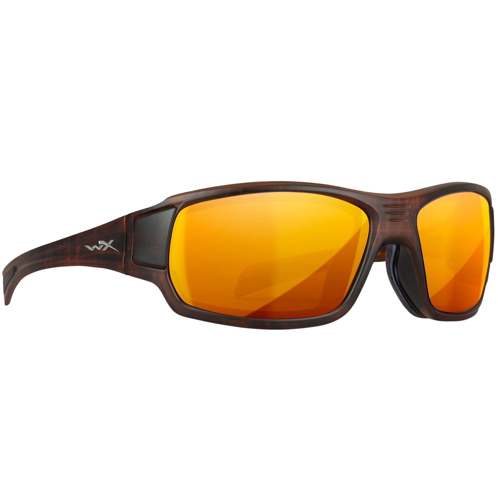 Wiley X - Breach - Taktische Brille - Captivate Polarized Bronze Mirror / Matte Hickory Brown