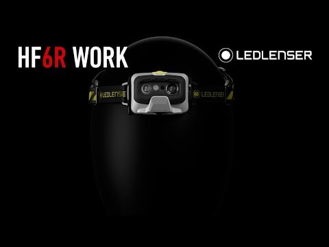 Ledlenser - HF6R Work Black/Yellow - Stirnlampe - 800 Lumen