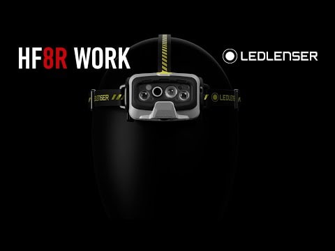 Ledlenser - HF8R Work Black/Yellow - Stirnlampe - 1600 Lumen