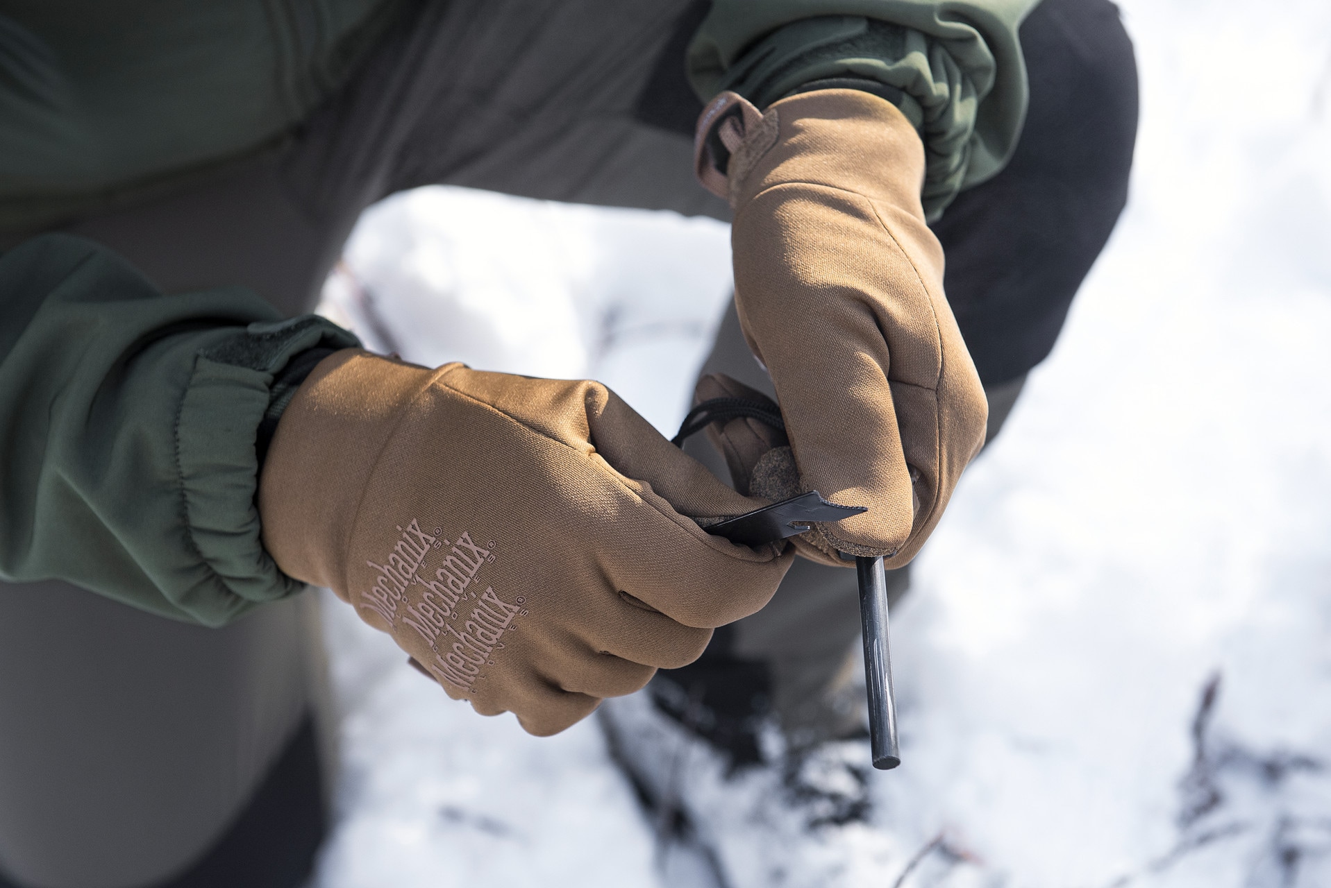 Mechanix Wear - ColdWork Base Layer Taktische Handschuhe - Coyote