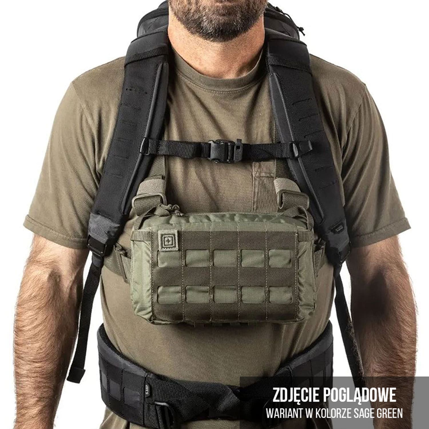 5.11 - Skyweight Survival Chest Pack - Taktische Brusttasche - Major Brown