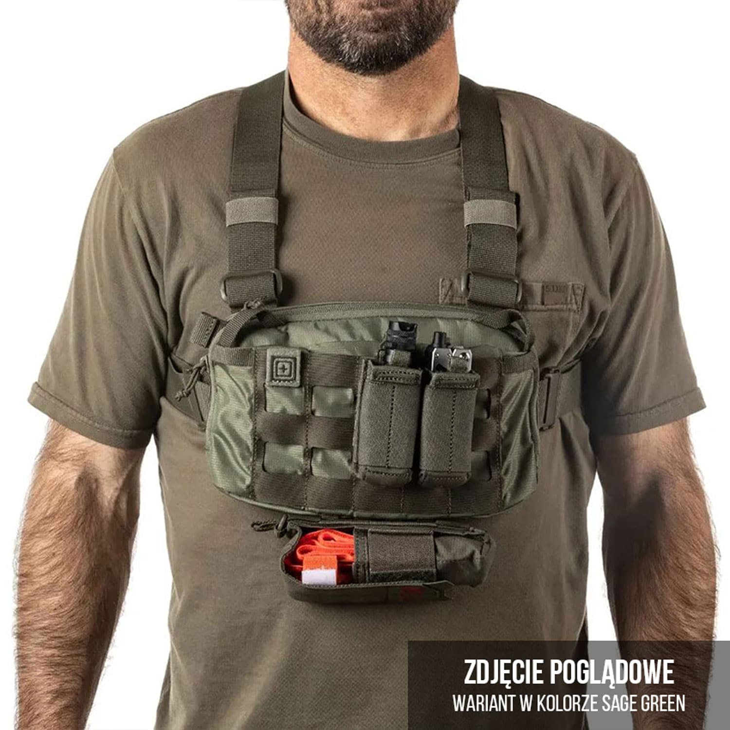 5.11 - Skyweight Survival Chest Pack - Taktische Brusttasche - Major Brown