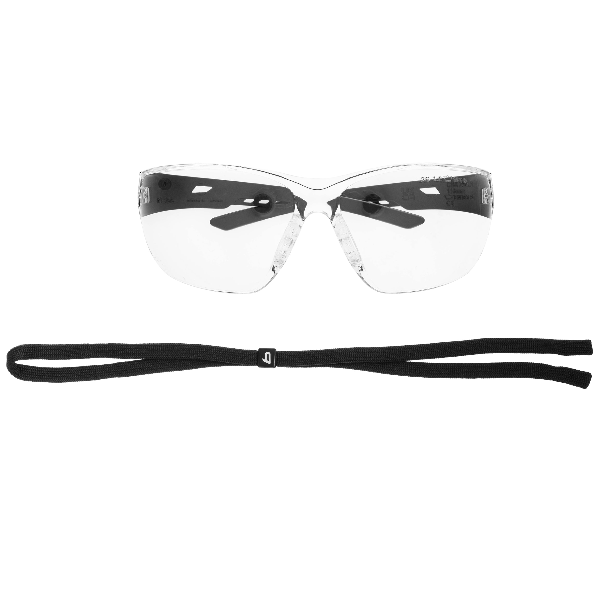 Bolle - NESS - Taktische Schutzbrille - Clear