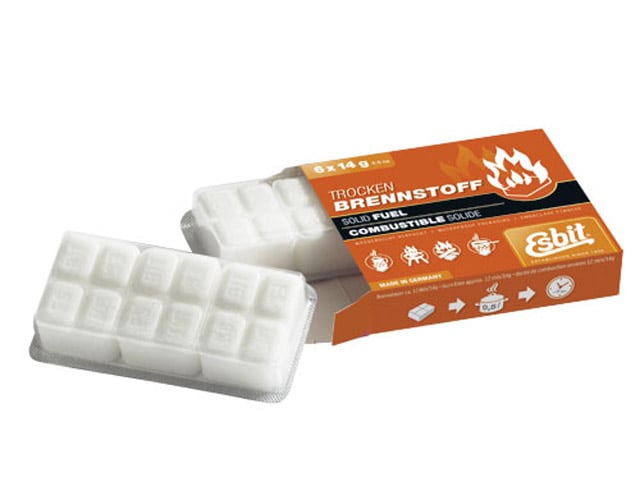 Esbit - Solid Fuel - Trockenbrennstoff für Campingkocher - 6x14 g
