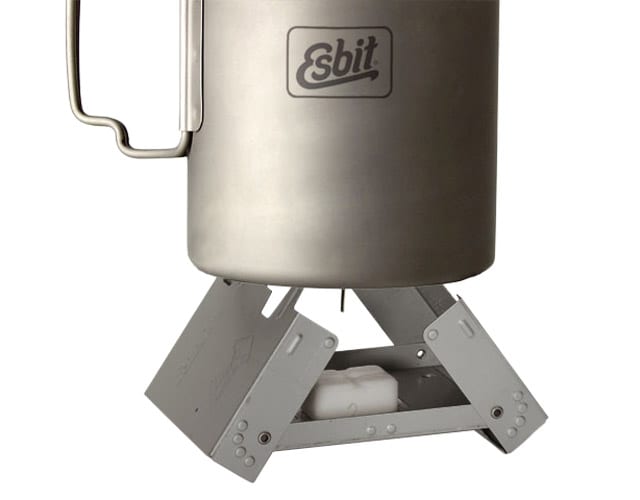 Esbit - Pocket Stove Small - Campingkocher mit Trockenbrennstoff-Tabletten - 6x14g