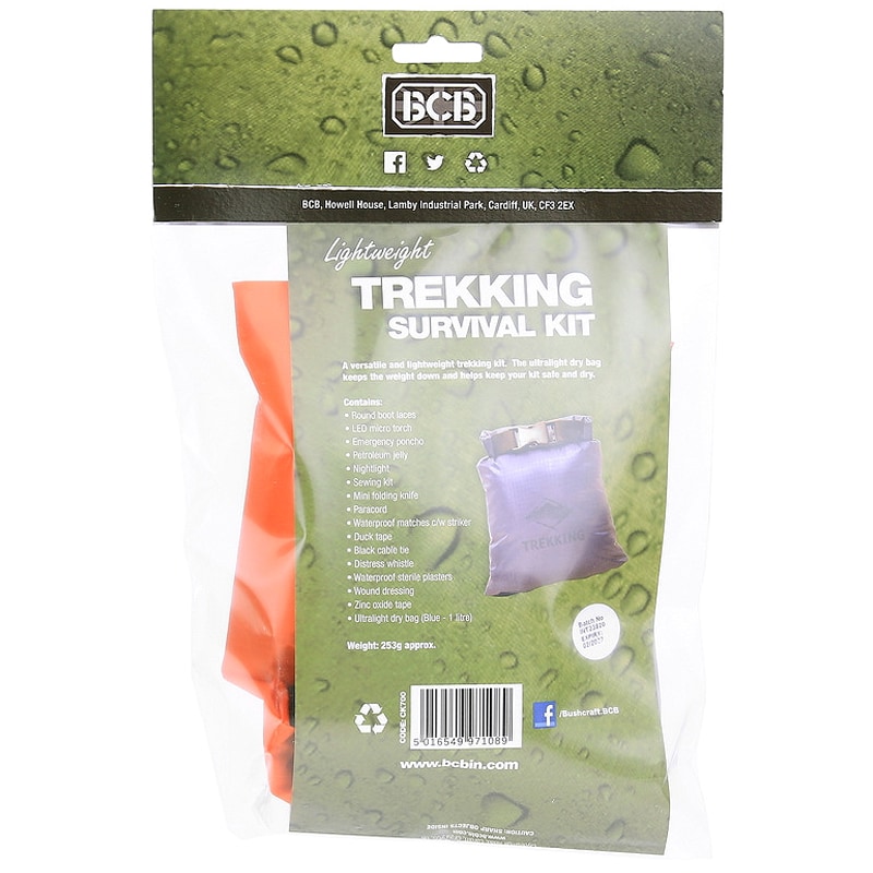 BCB - Trekking Essentials Kit - Survival Kit