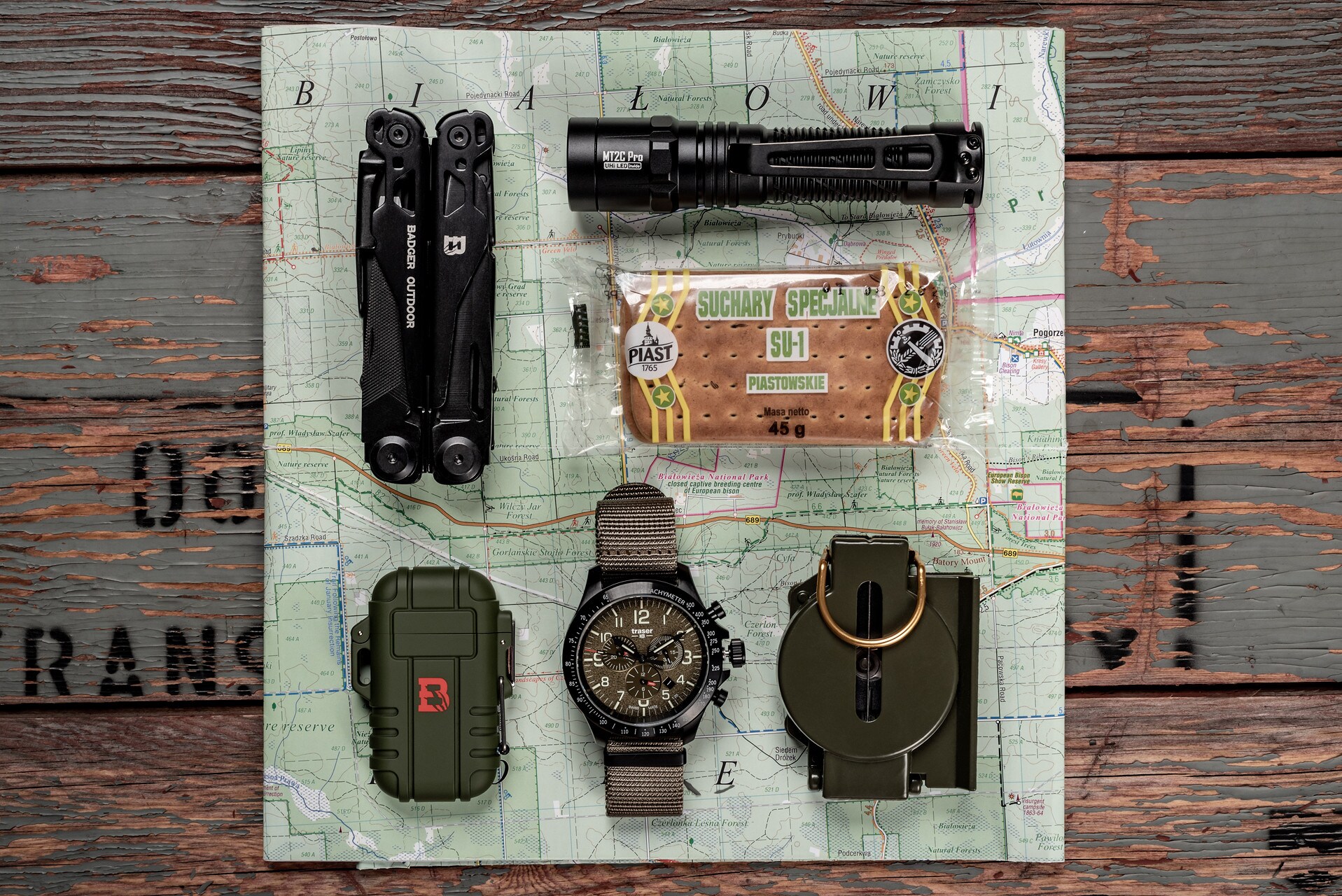 Badger Outdoor - Military Lensatic Bussole