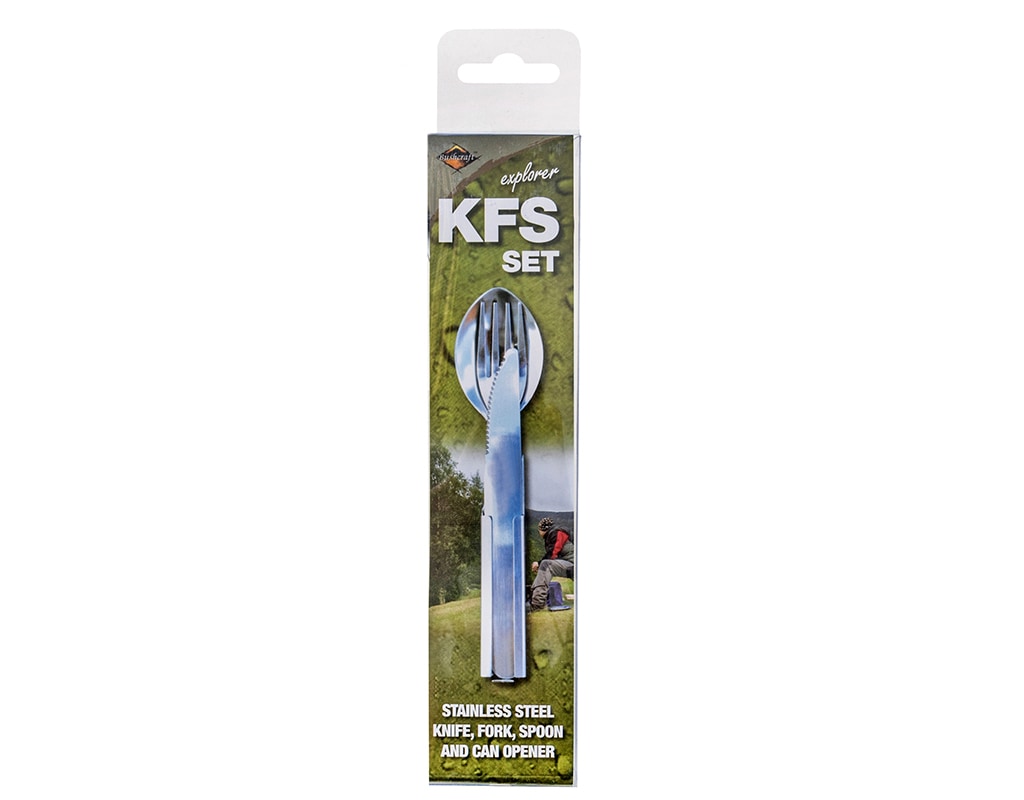 BCB - KFS Set - Zusammensetzbares Campingbesteckset