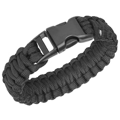 BCB - Paracord-Armband 9 Zoll Schnalle - Black