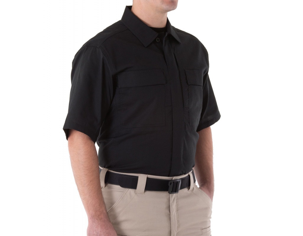 First Tactical - V2 BDU Short Sleeve - Taktisches Kurzarmhemd - Black