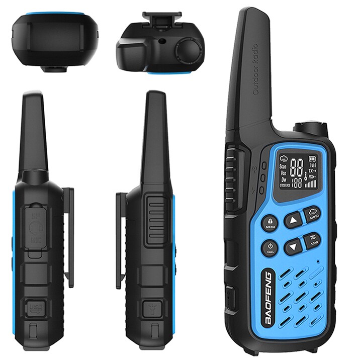 Baofeng - BF-25E PMR-Funkgerät 2 Stk. - Blau