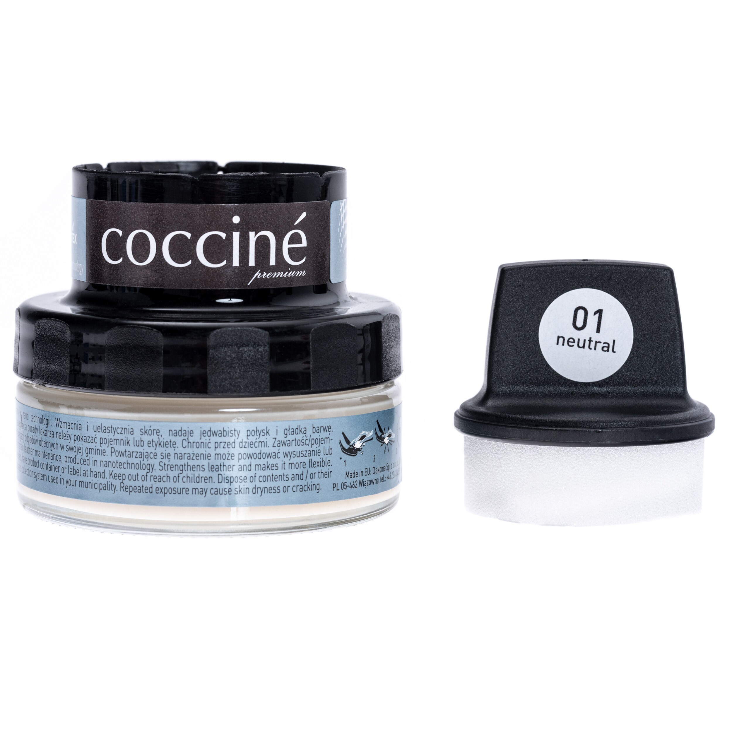 Coccine - Nano Wax - Wachscreme für Narbenleder 50 ml - Farblos