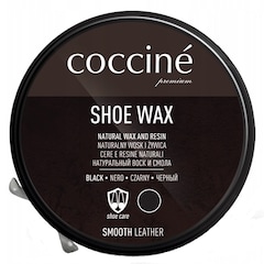 Coccine - Shoe Wax - Schuhcreme mit Wachs für Narbenleder 40 g - Schwarz