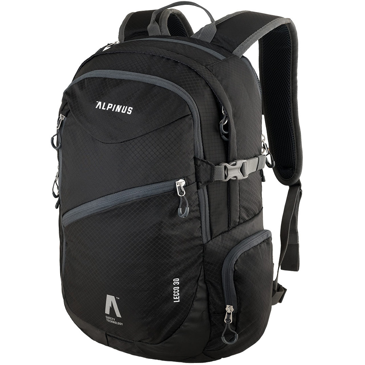 Alpinus - Lecco II - Wanderrucksack 30l - Schwarz