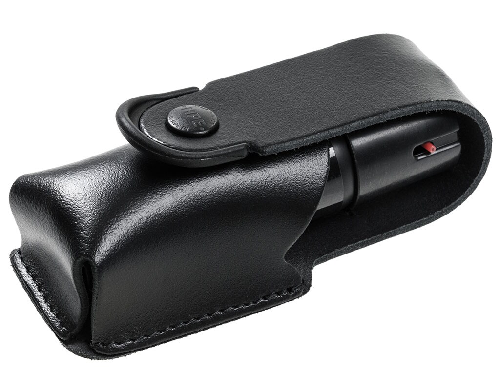 Premium Lederholster für Pfefferspray - mittelgroß