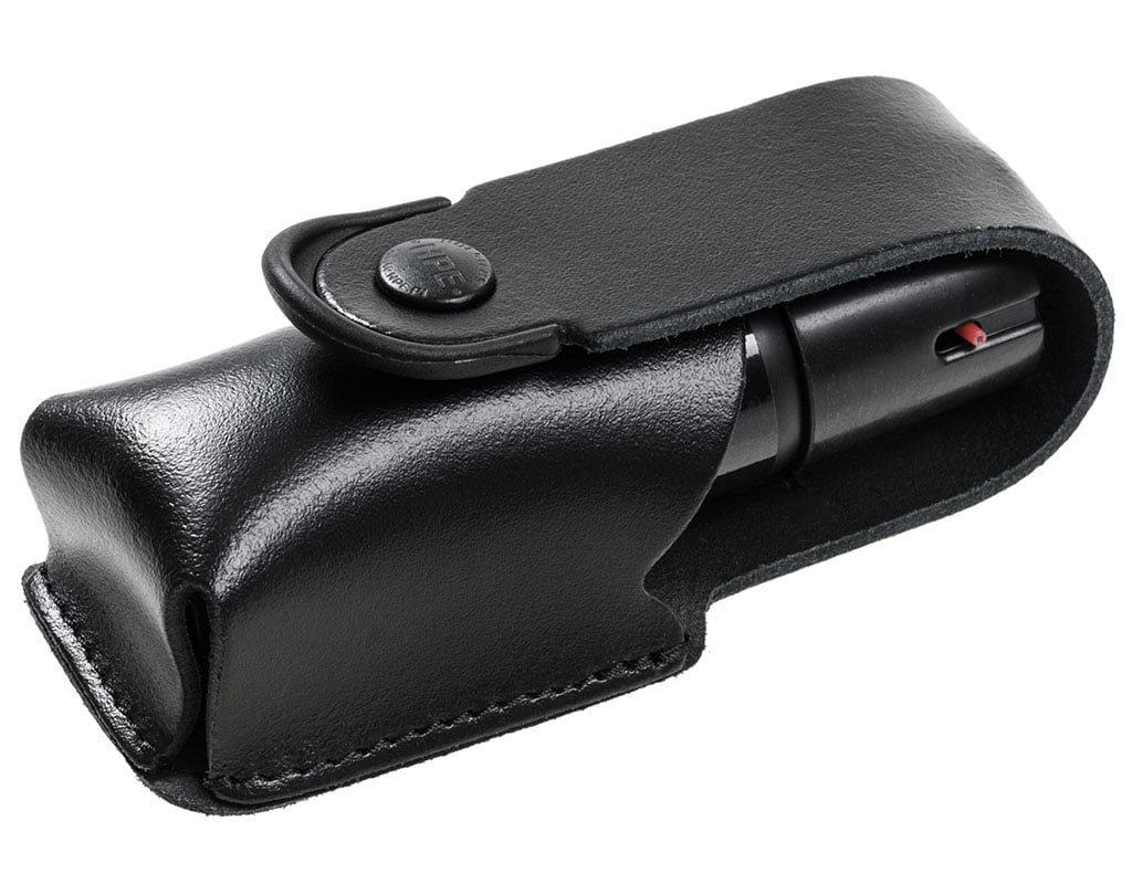 Premium Lederholster für Pfefferspray - mittelgroß