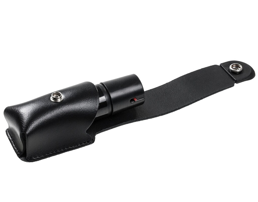 Premium Lederholster für Pfefferspray - mittelgroß