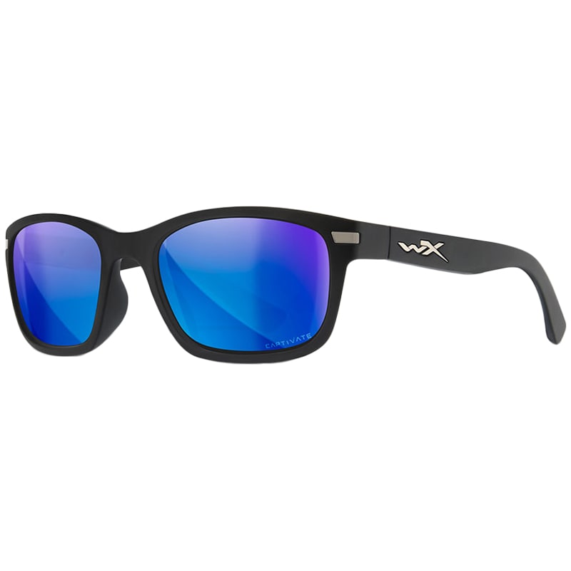 Wiley X - Helix Captivate Polarized Blue Mirror - Taktische Brille - Matte Black