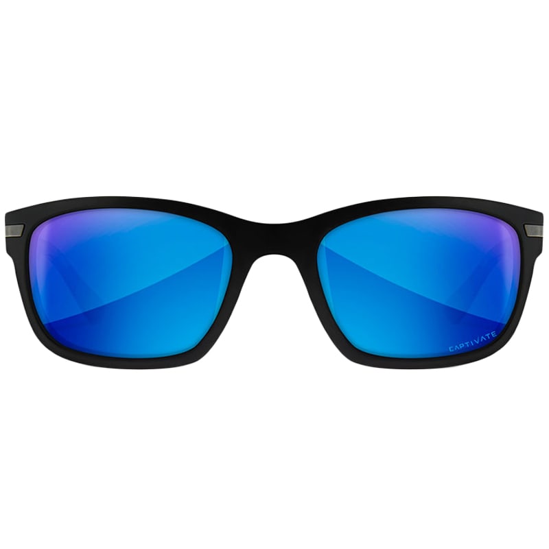 Wiley X - Helix Captivate Polarized Blue Mirror - Taktische Brille - Matte Black